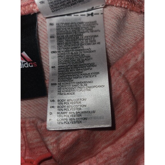 Adidas Women’s Size Small Pink Skirt With Drawstring 85% Cotton 15% Polyester - Picture 5 of 7